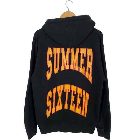 Drake 2016 Fleece Lined Revenge Summer SixteenTour Pullover Hoodie mens size L - Picture 2 of 8